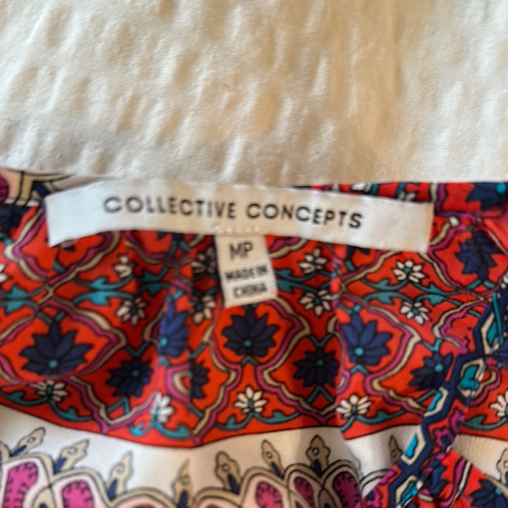 Colorful Patterned Halter Top - Picture 2 of 4
